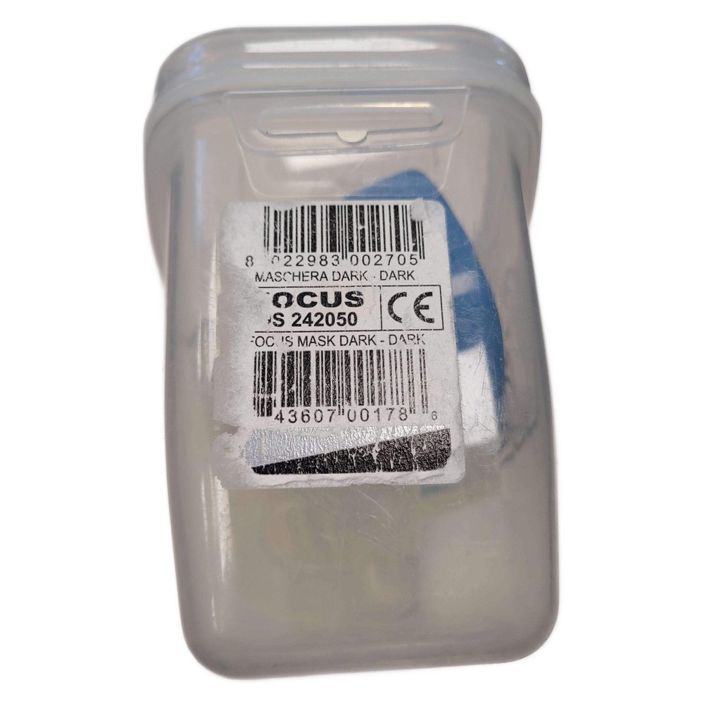 Cressi Focus Dive Mask Blue & Black with Case