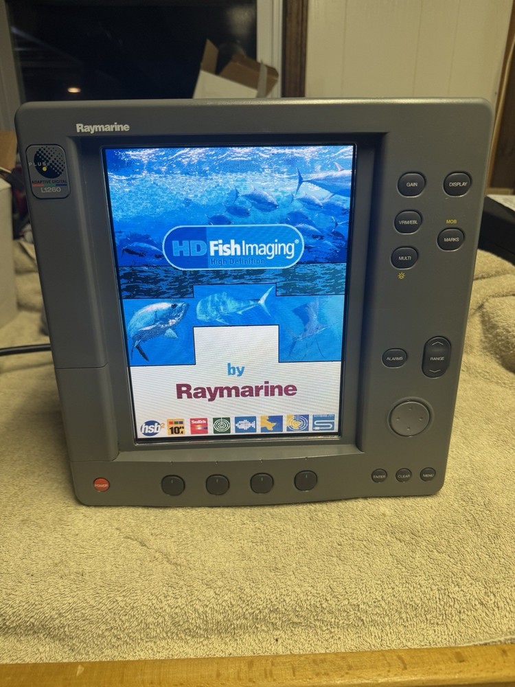 Raymarine L1260 Adaptive Digital Sonar Pathfinder Raychart Display E63040
