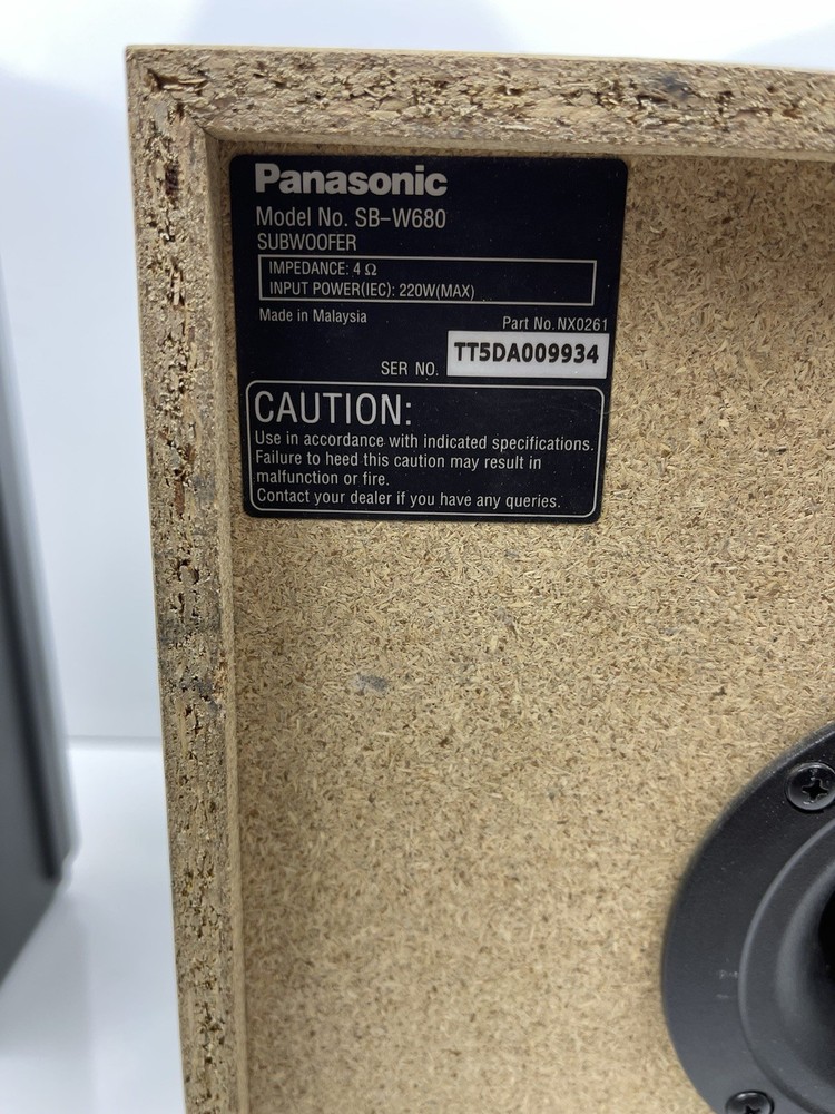 Panasonic SC-HT680 DVD Home Theater Speaker System NO CENTRAL UNIT UNTESTED