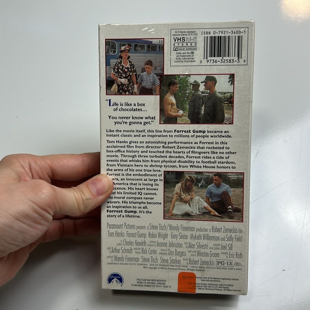 Forrest Gump VHS Sealed Vintage Tom Hanks