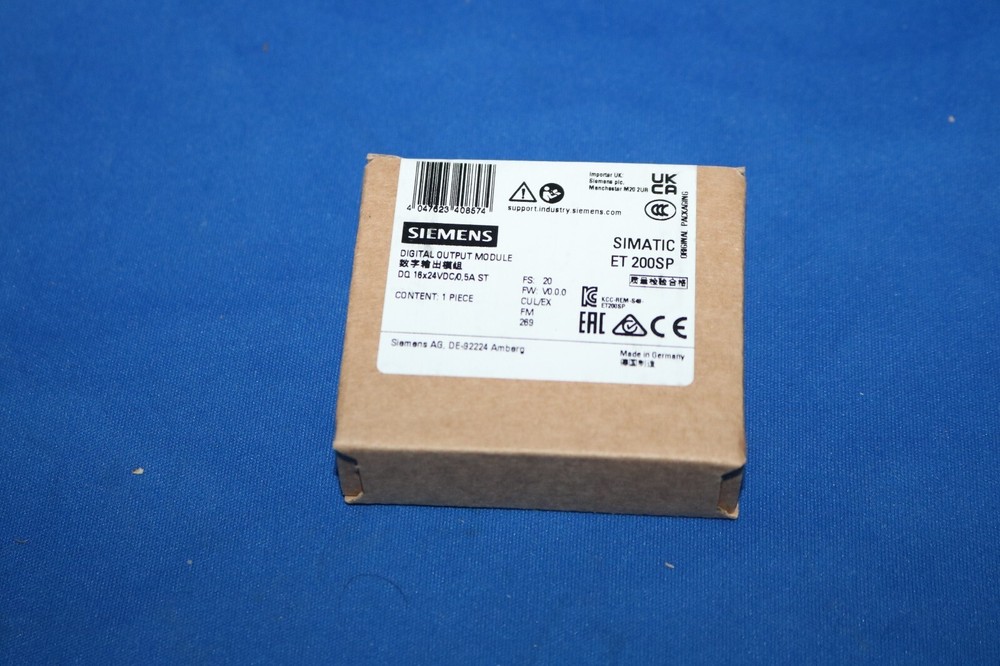 New Siemens 6ES7132-6BH01-0BA0 6ES71326BH010BA0 ET 200SP Digital output module