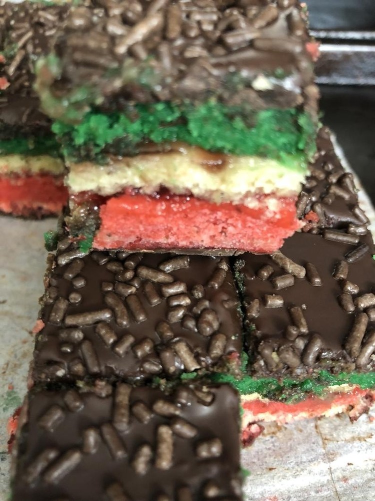 Authentic Italian Rainbow Cookies * Multiple Sizes & Variations Available