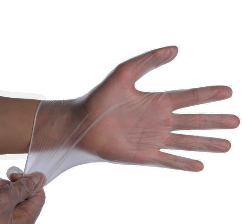 10-2000 pcs Vinyl Gloves,Clear,S,M,L
