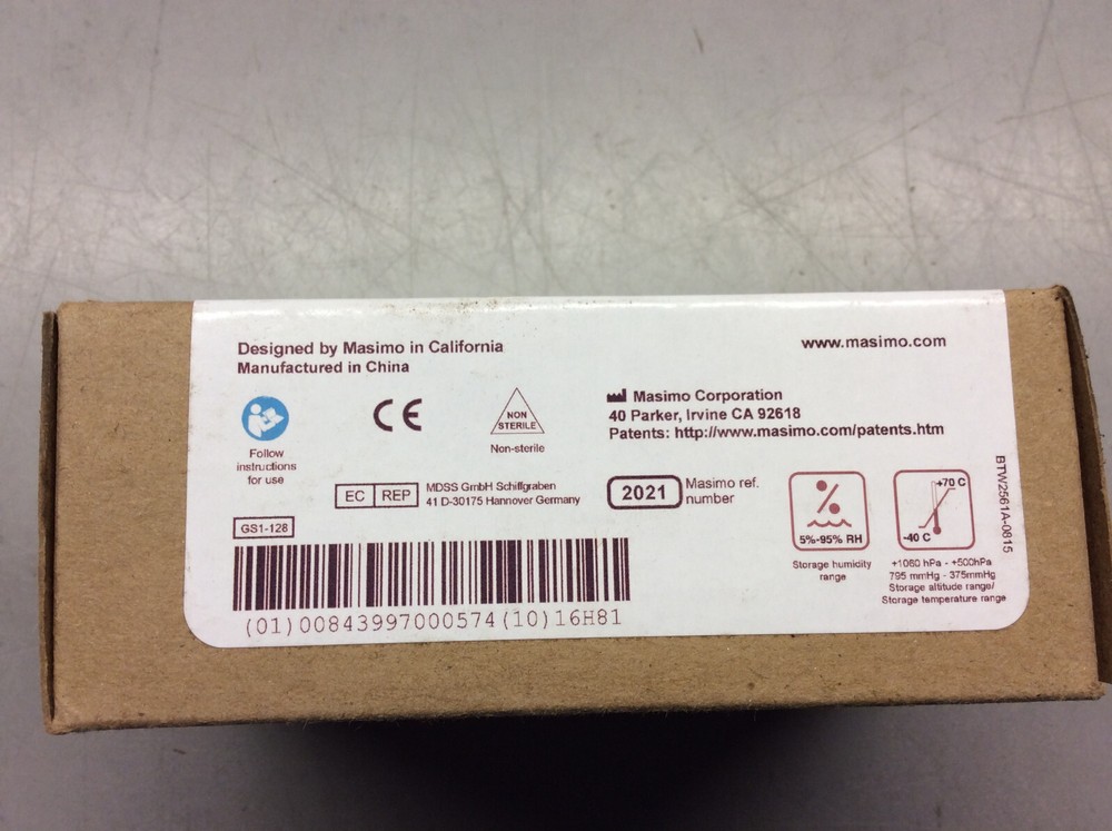 Masimo SET LNC-4-EXT 4ft LNC Extension Cable ref 2021 Sealed