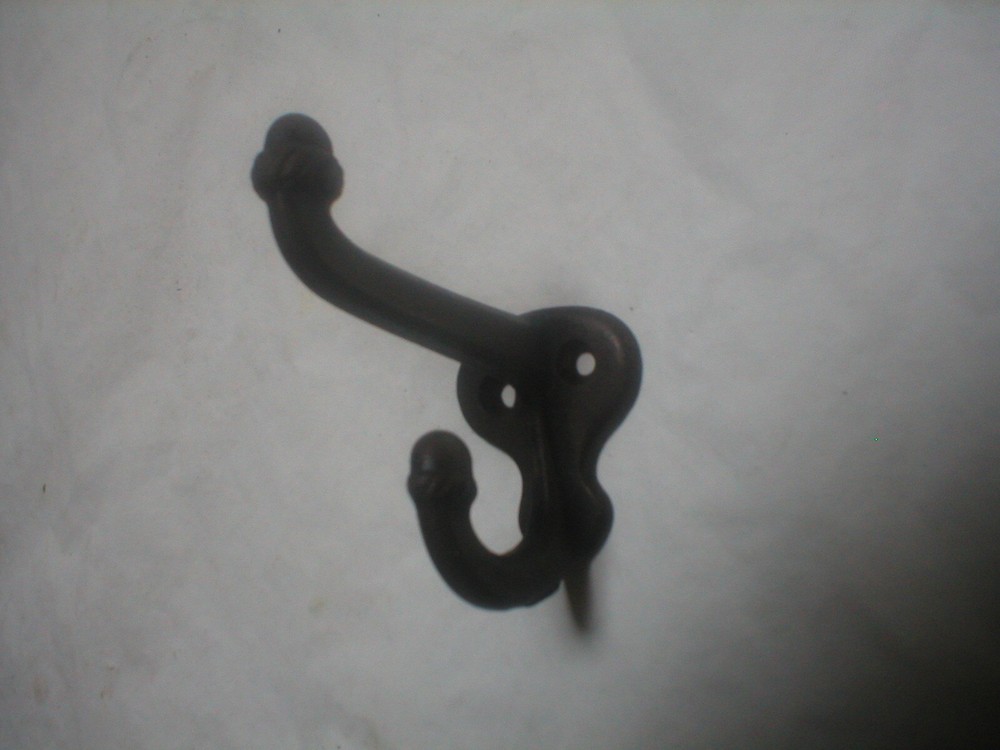 Antique Victorian Cast Iron Acorn Hook