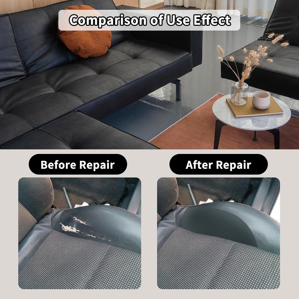 Self-Adhesive Leather Patch Repair Kit