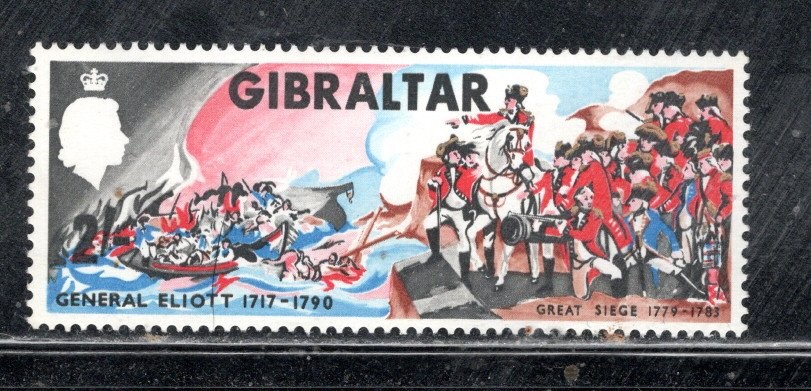 BRITISH GIBRALTAR STAMPS MINT HINGED LOT 68444