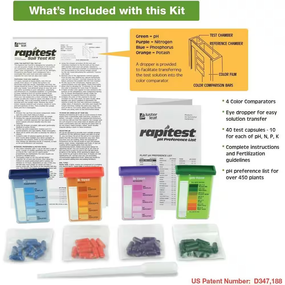 Rapitest Soil Test Kit (40 Tests)