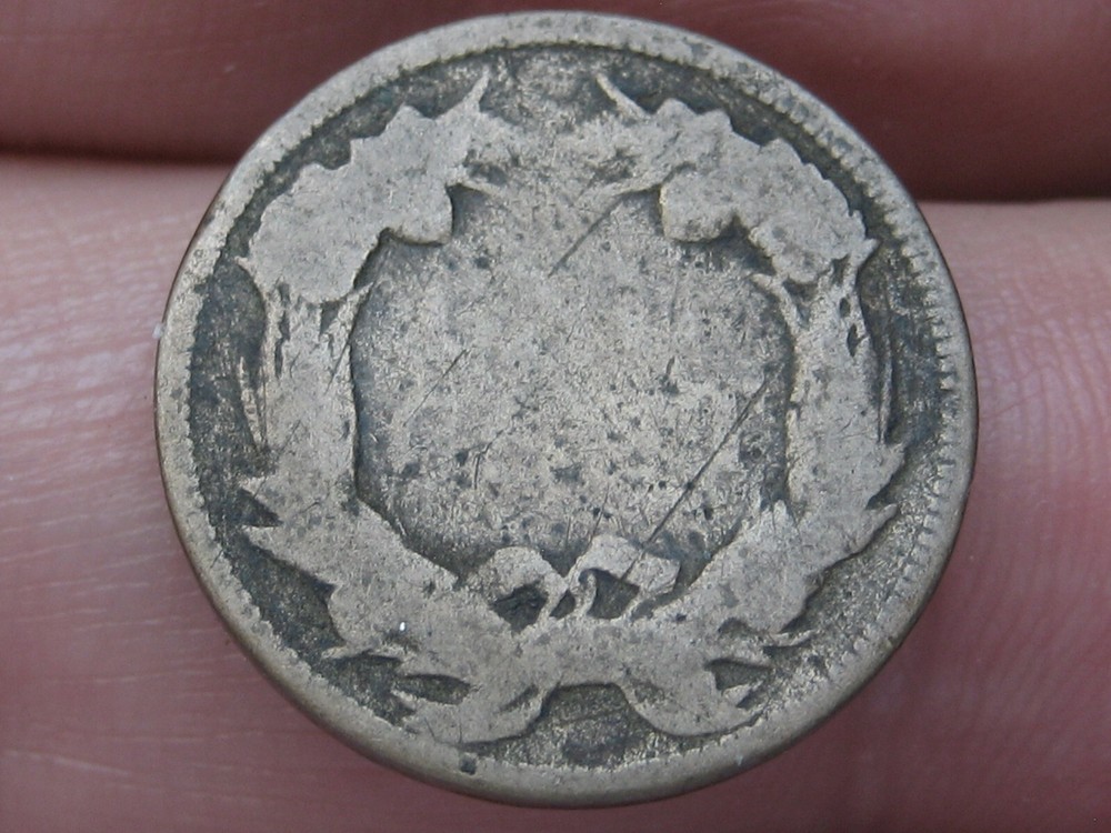 1857 Flying Eagle Penny One Cent- About Good Details