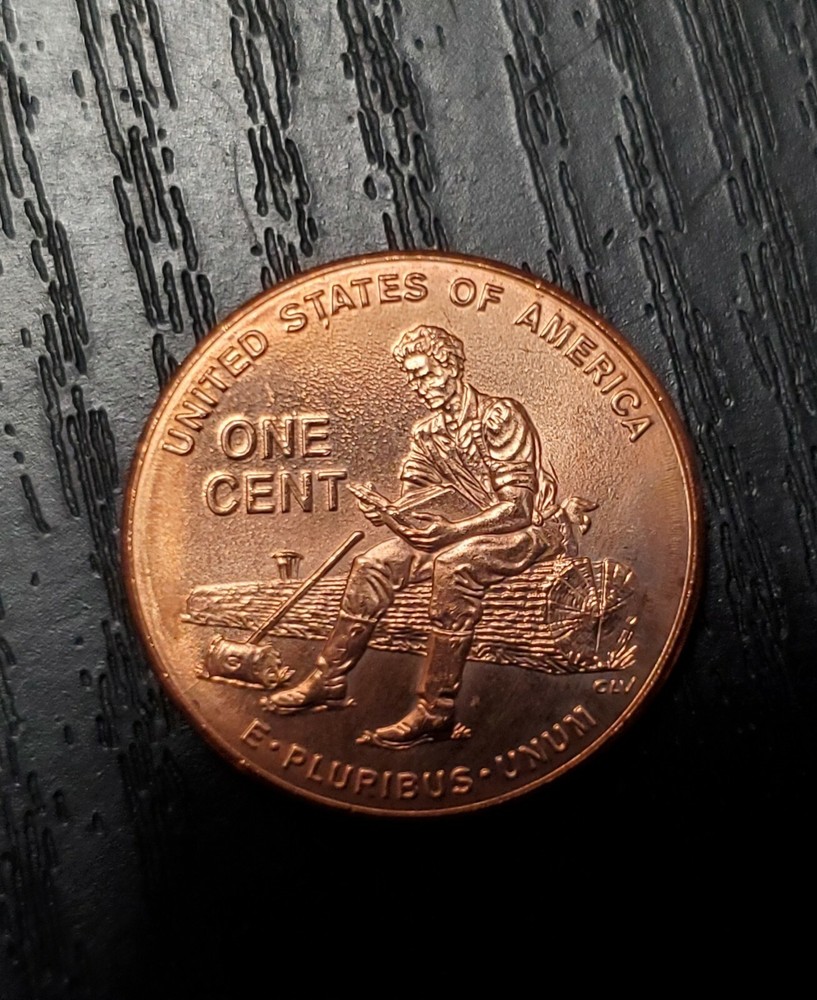 2009-D Lincoln Bicentennial Cent - Formative Years in Indiana. Cud error by T