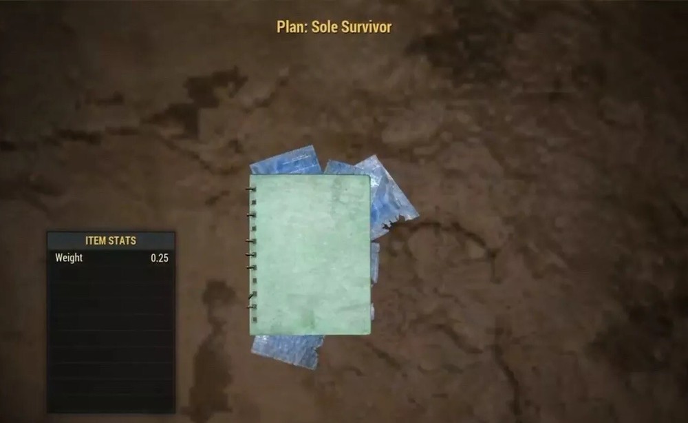 (Xbox) Sole Survivor Plan