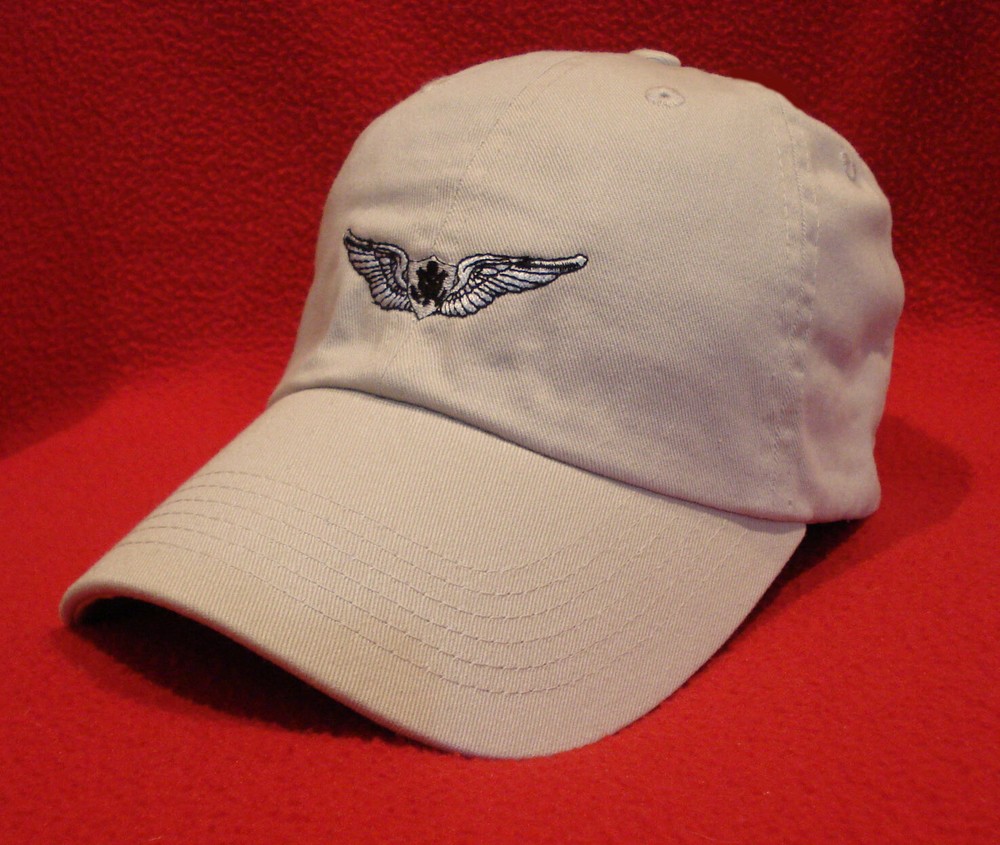 ARMY AIRCREW Basic Aviator Wings Ball Cap, low-profile embroidered hat Stone/tan