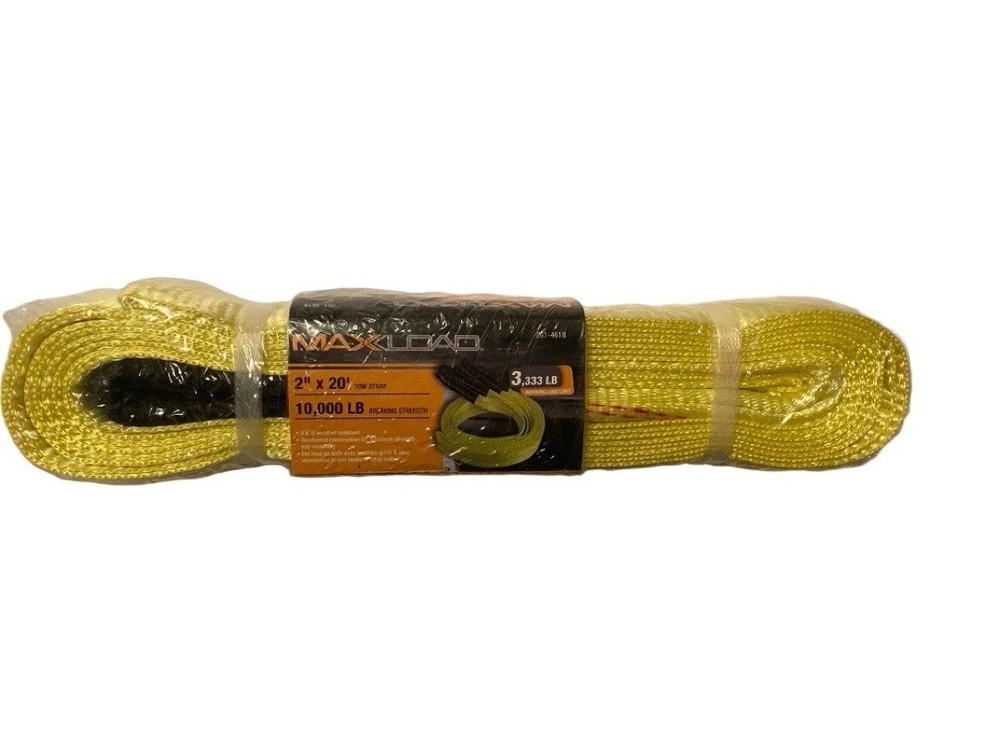 MAXLOAD Recovery Tow Strap 2” X 20”
