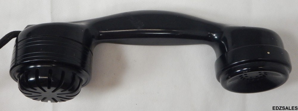 Vintage Black Handset Internal Telephone Components