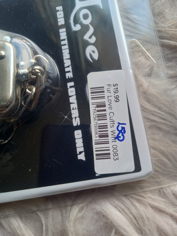 Fur Love Cuffs White #15Q