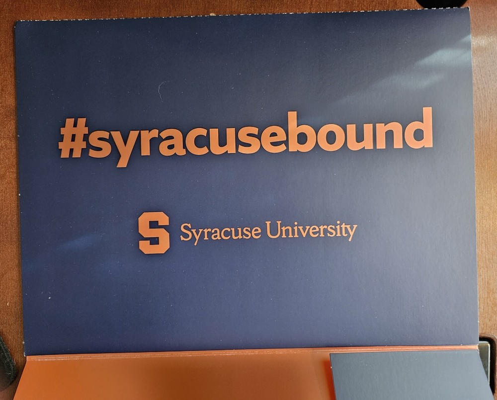 Syracuse Tech Stickers and Folder Computer Stickers Go Orange!