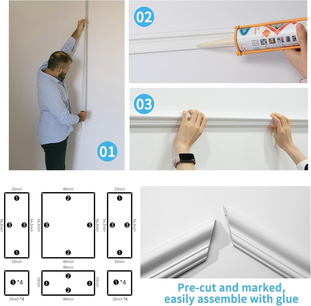 Pre-Cut Molding Kit - Room Transformation=
