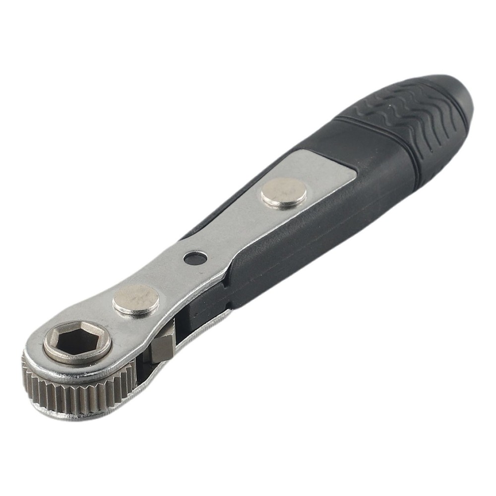 1/4 Screwdriver Rod Adjustable Fast Ratchet Wrench Quick Socket Wrench Tools