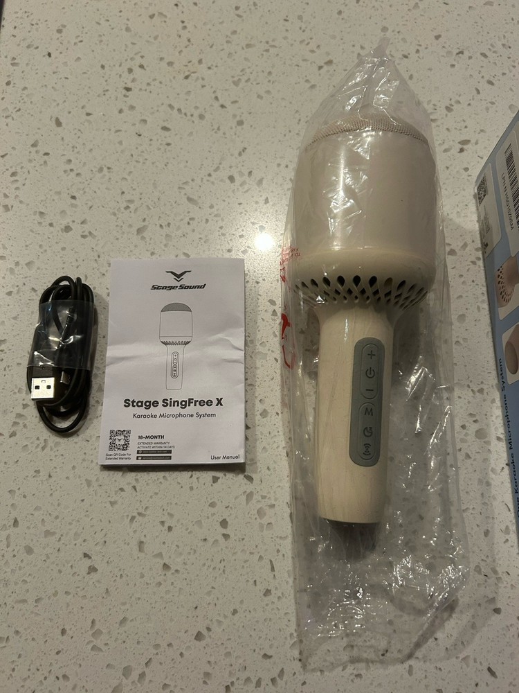 Wireless Bluetooth Karaoke Microphone with Dynamic Lights