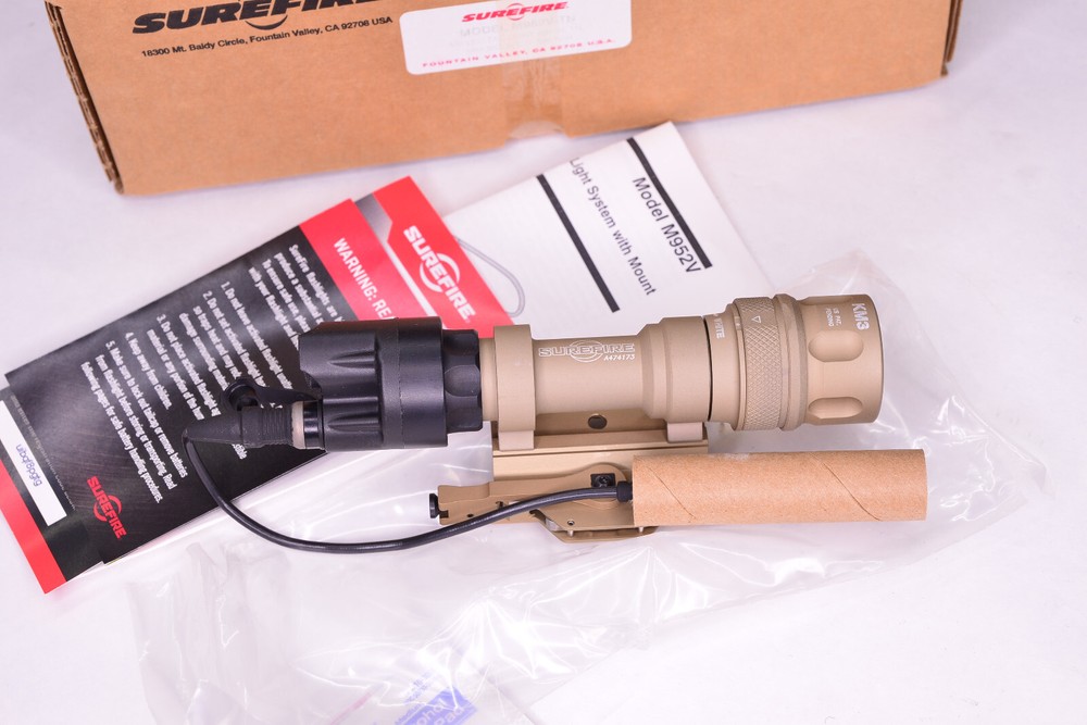 Surefire M952-V Tactical Flashlight with KM3 Vampire LED IR Head