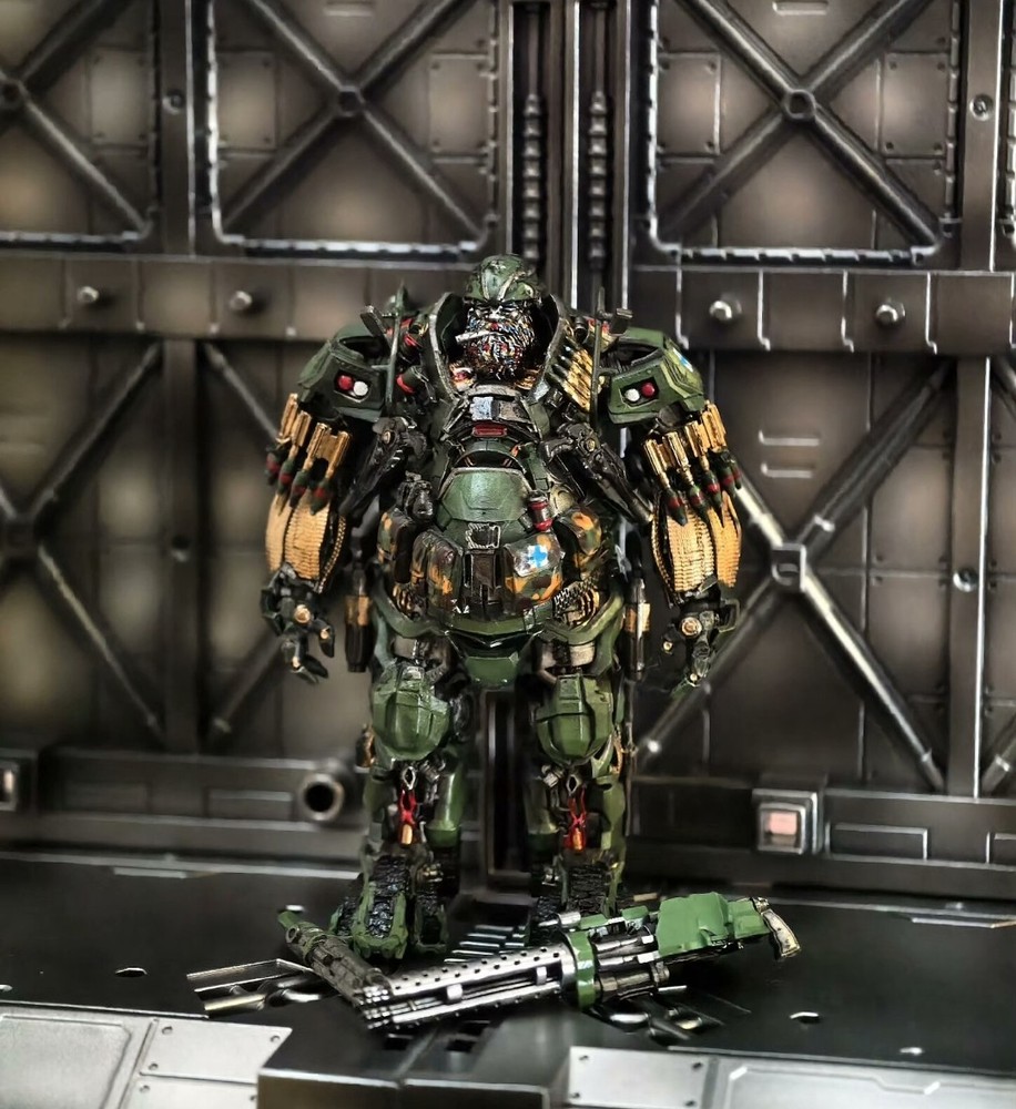 Transformable Robot 4 Hound Mini Scale Micro Resin Model Statue