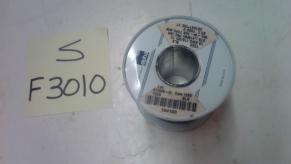 104100 ALPH 100FT 18AWG BLACK WIRE