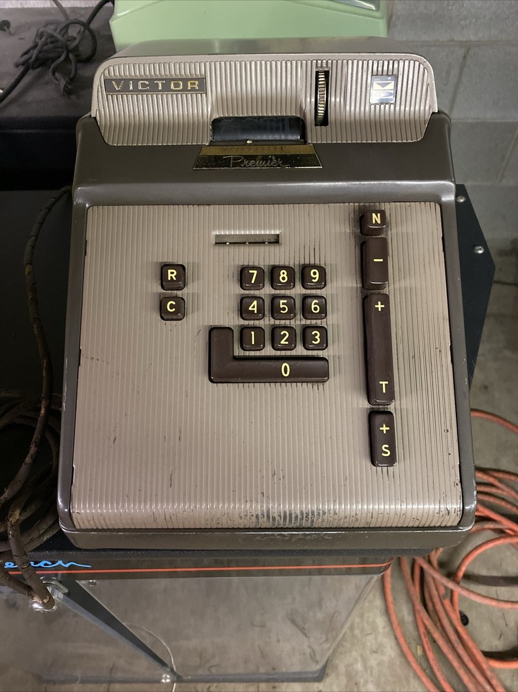 Vintage Victor Premier Adding Machine