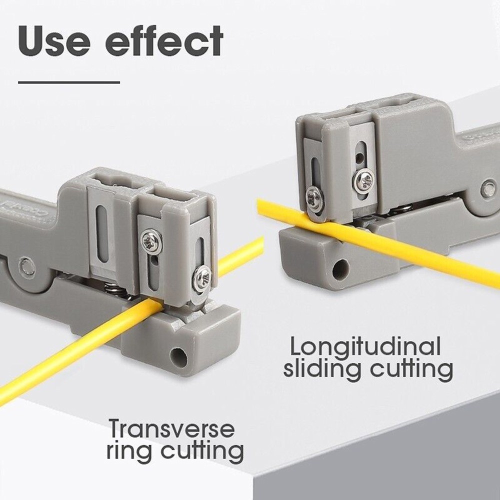 Compact and Lightweight Fiber Stripping Tool Suitable for Multiple Cable Types