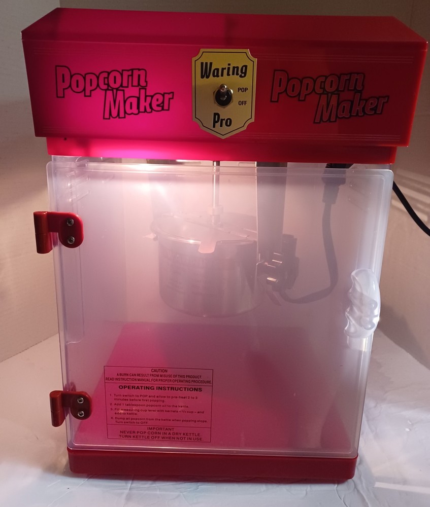 Popcorn Maker WARING PRO WPM25  Makes Good Popcorn In Good Condition