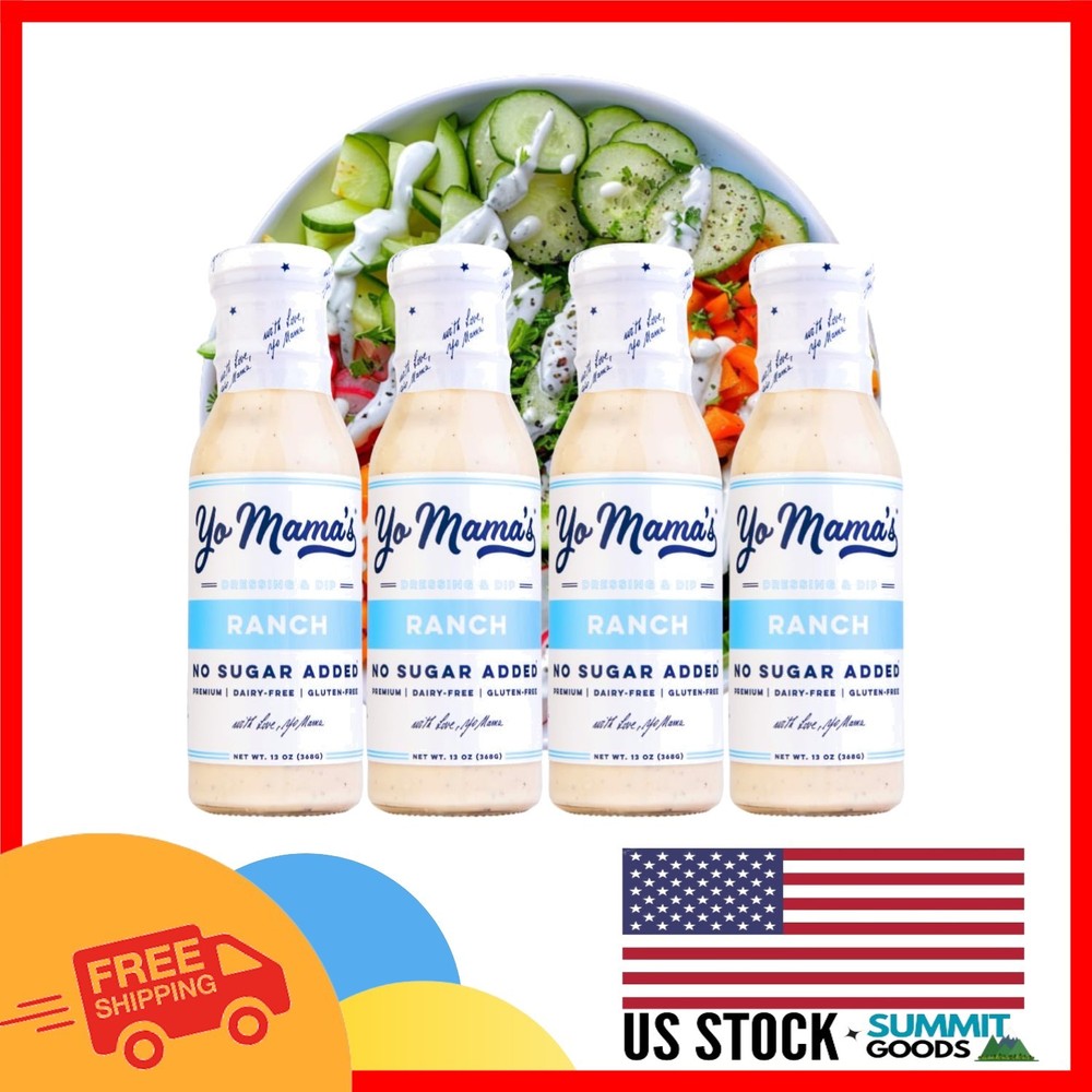 Keto-Friendly Ranch Dressing & Dip - 4 Count - Elevate Your Culinary Creations