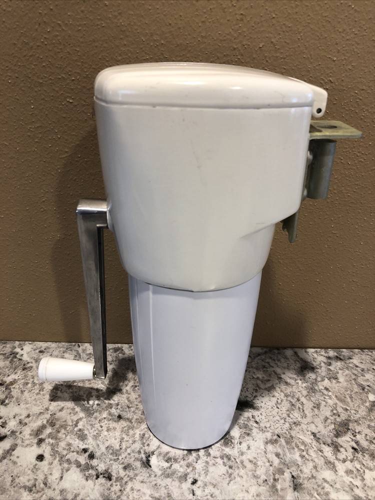 Vintage Swing-A-Way Manual Ice Crusher White