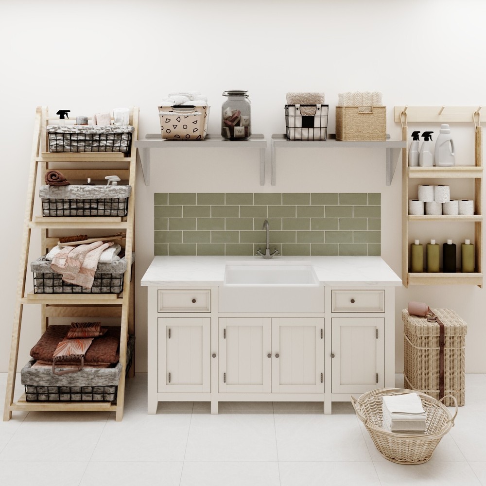 14" Width x 30" Length | Stainless Steel Wall Shelf | Square Edge