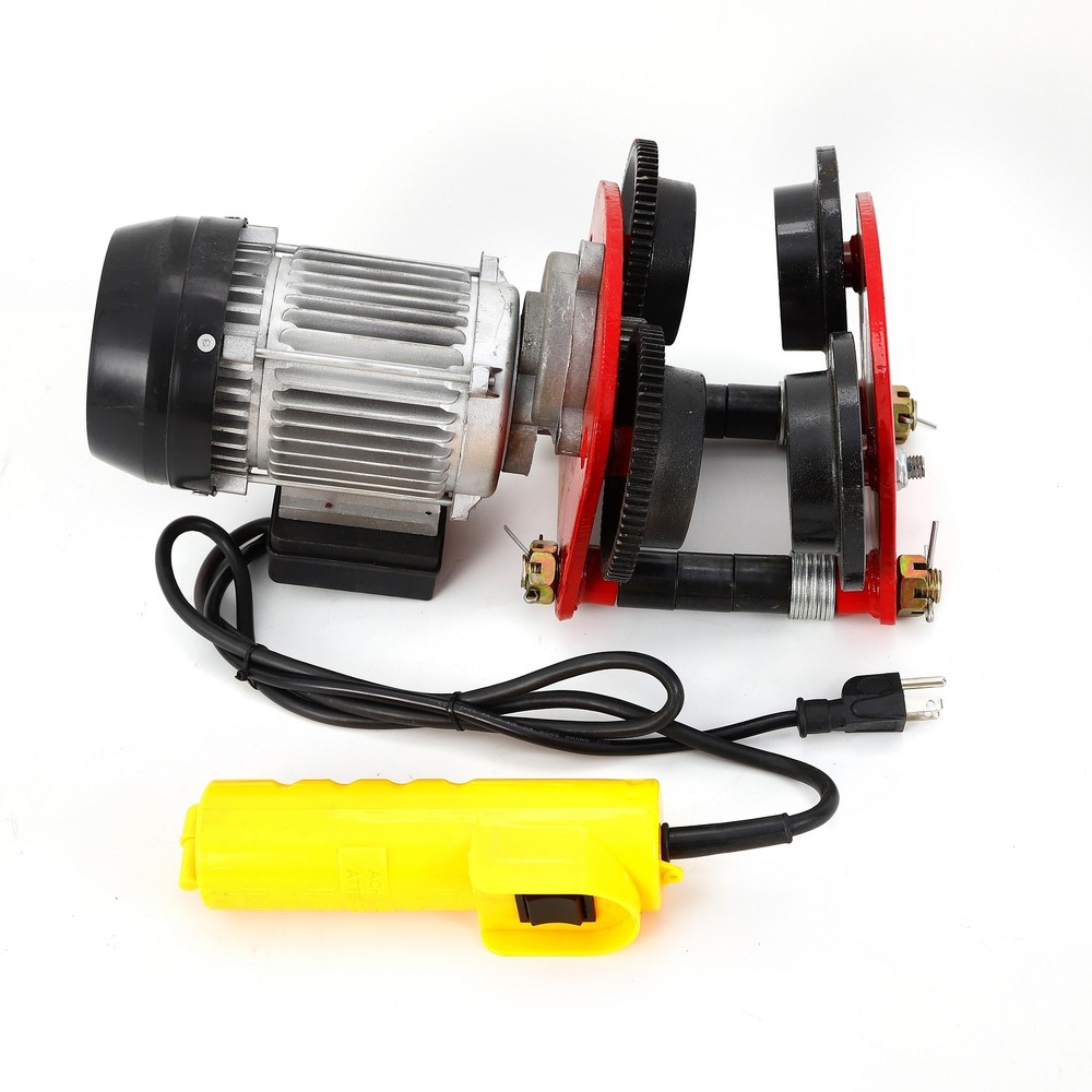 2200lbs Electric Hoist Winch Lifting Engine Crane Cable Overhead Lifting