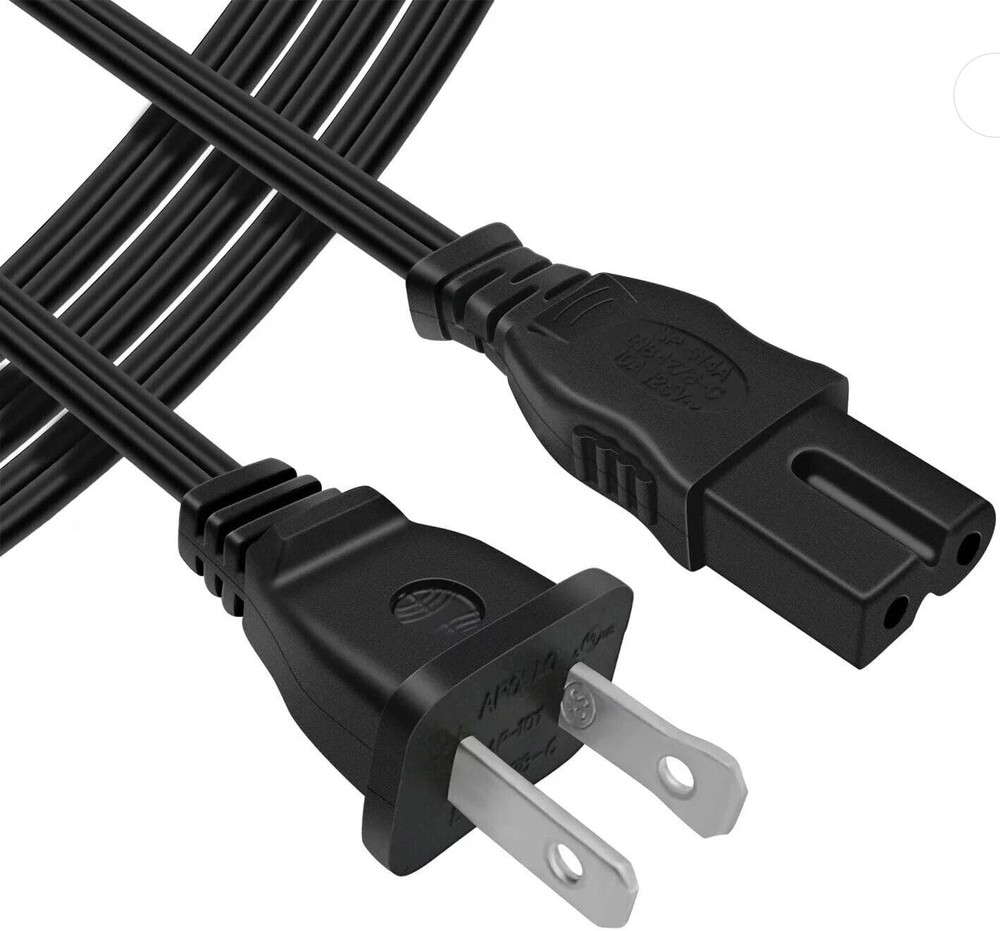 Power Cable Cord for JVC FS-2000 FS-2000GD FS-2000GD Polarized US Plug