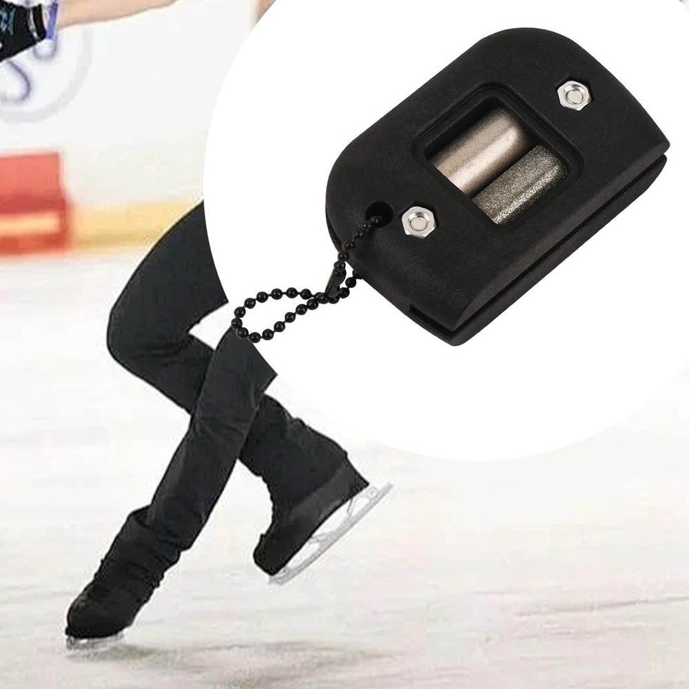 Ice Skate Sharpener Whetstone Handheld Professional Adjustable Width Portable
