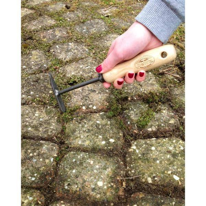 Short Handle V-Groove Paver Weeder