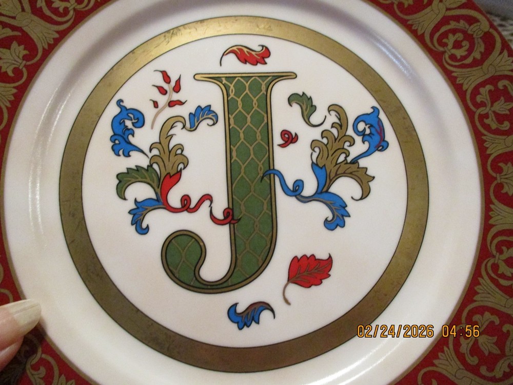 Home Interiors JOY Christmas Plates