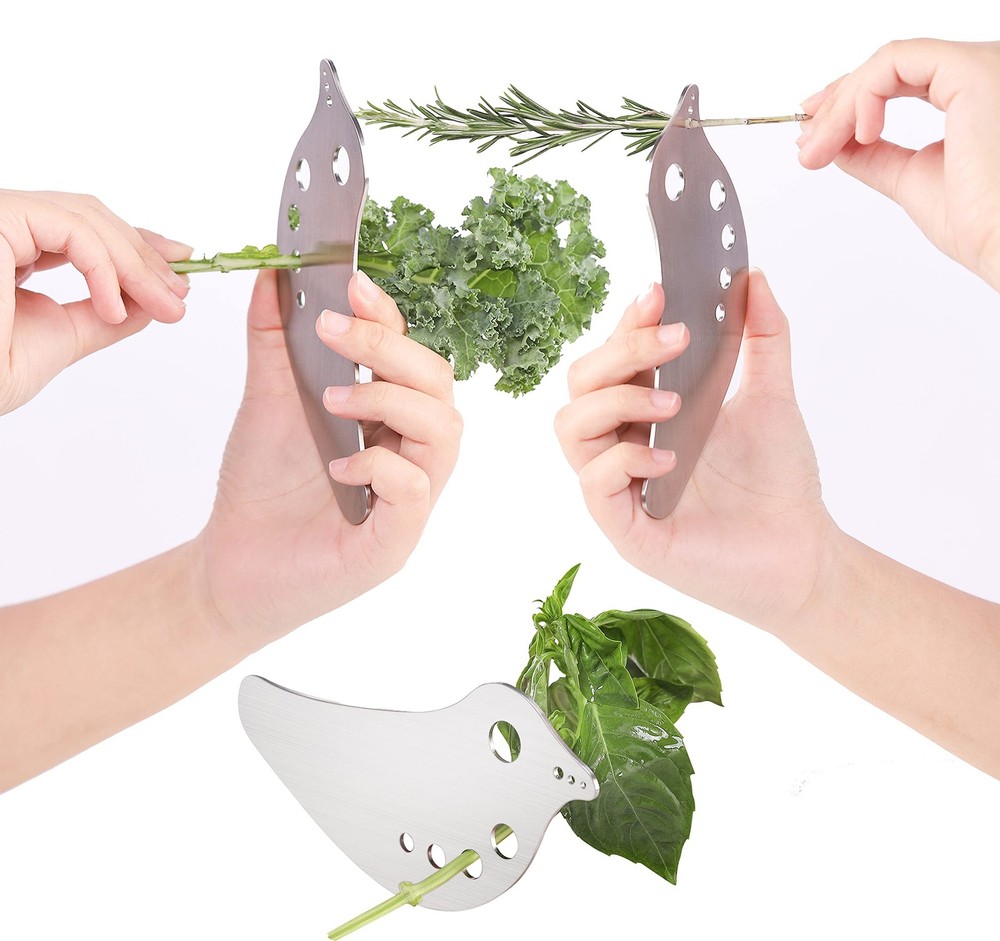 Herb Stripper Tool, Kitchen Leaf Herb Stripping Gadget, Cilantro Stripper for...