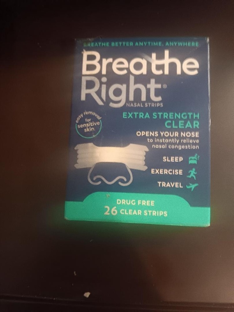 Breathe Right Extra Strength Nasal Strips 26 Strips
