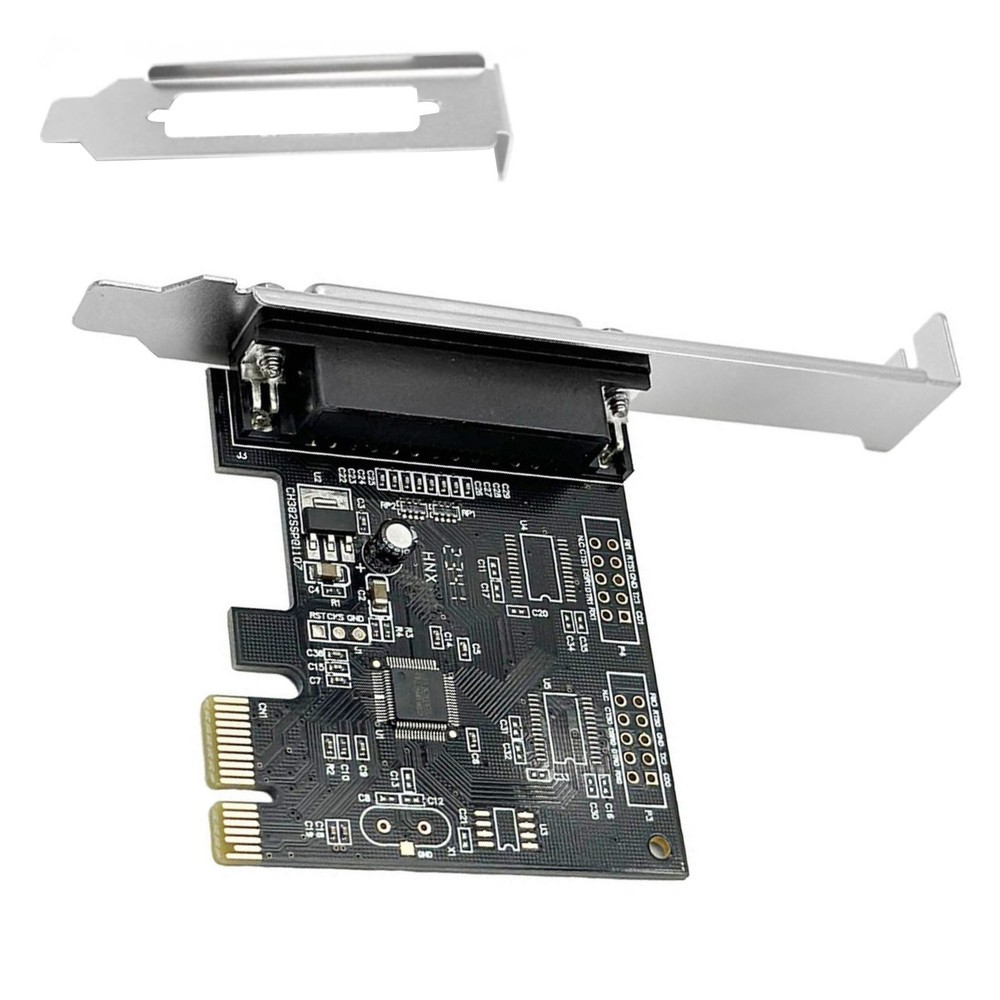 PCIe to DB25 Parallel Port Adapter Card for Windows Server 2003, for Linux