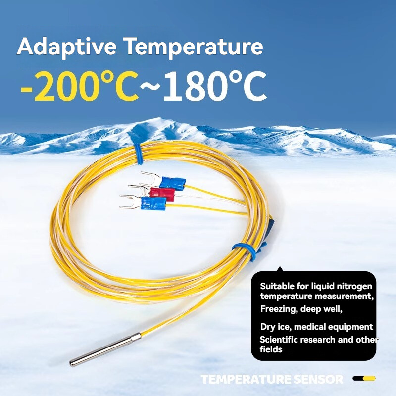 PT100 -200 degree ultra-low temperature sensor probe liquid nitrogen RTD
