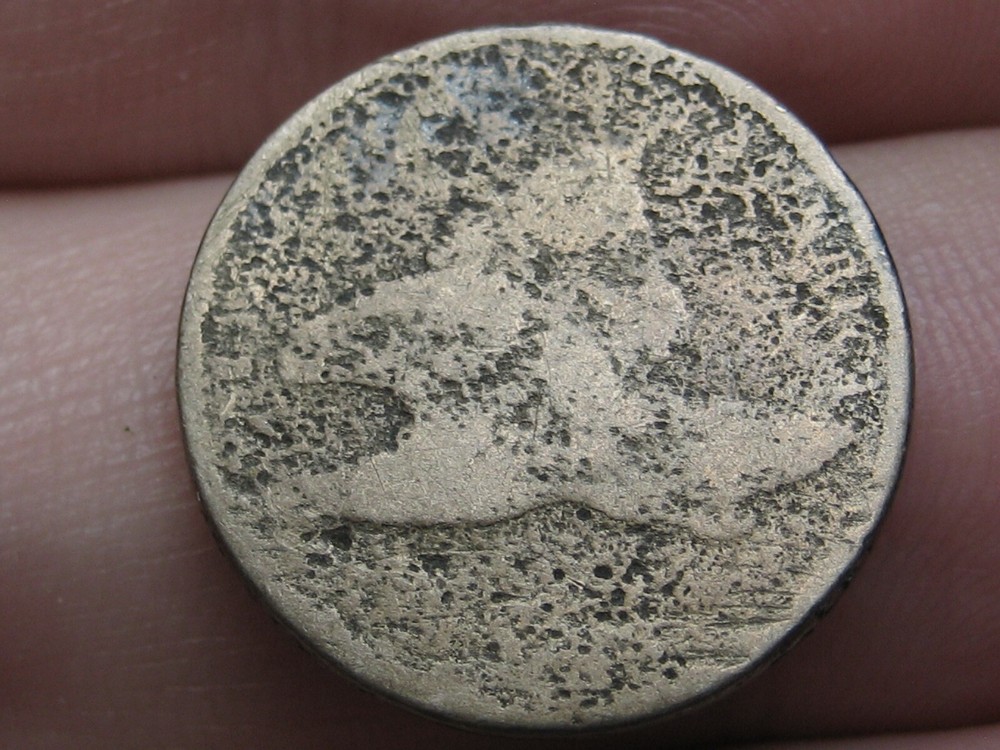 1856-1858 Flying Eagle Penny Cent- About Good Details