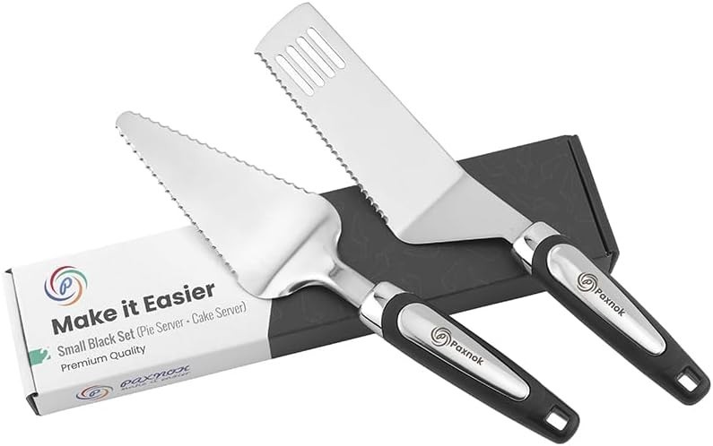 Cake Knife & Pie Server Set W/ Luxury Gift Box Kitchen Essentials Cake Cutter