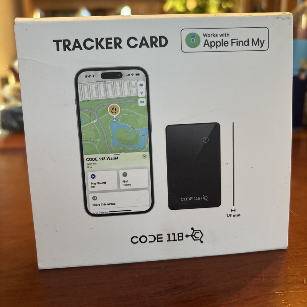 Code 118 Tracker Card