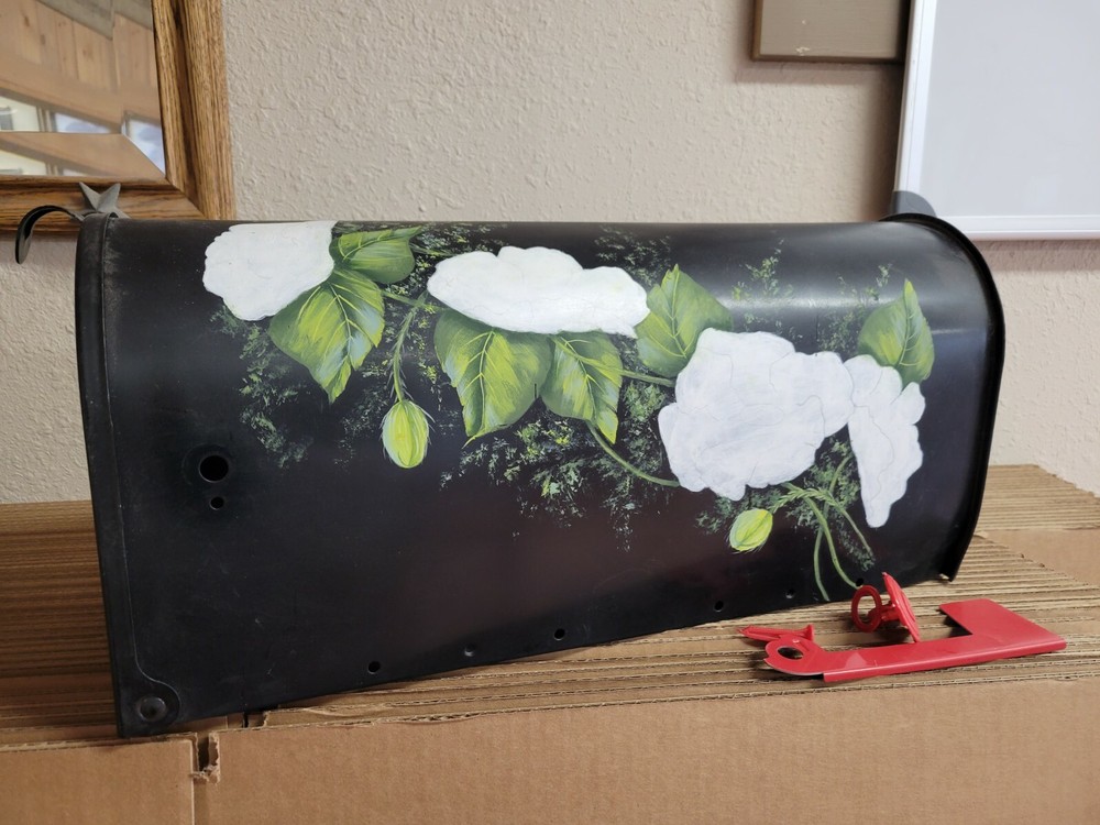 custom painted mailbox flowers