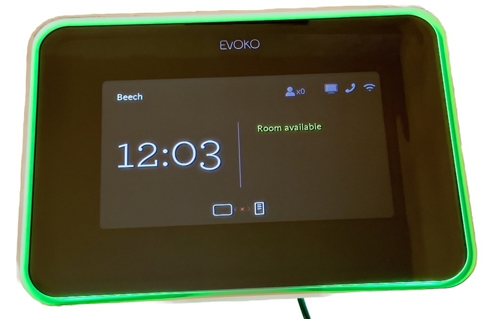 EVOKO ERM1001 Room Manager 8" Scheduling Touch Screen Panel-Tested