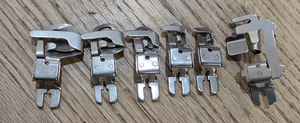 Vintage Rorary Sewing Attachments And Box