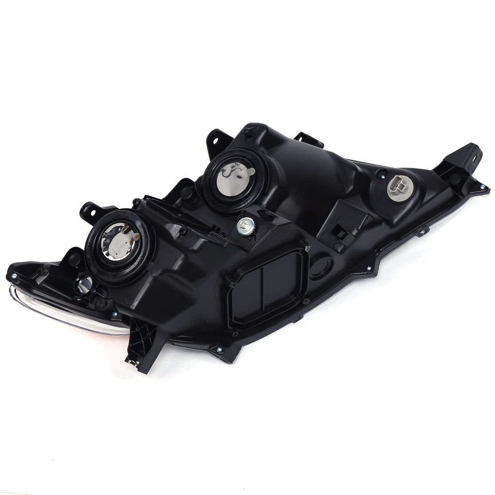 Halogen Headlight Assembly Venza 2009-2016 Left ABS Black Housing