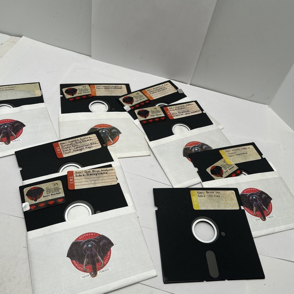 Brand Vintage Elephant Memory Systems Floppy Disk USED