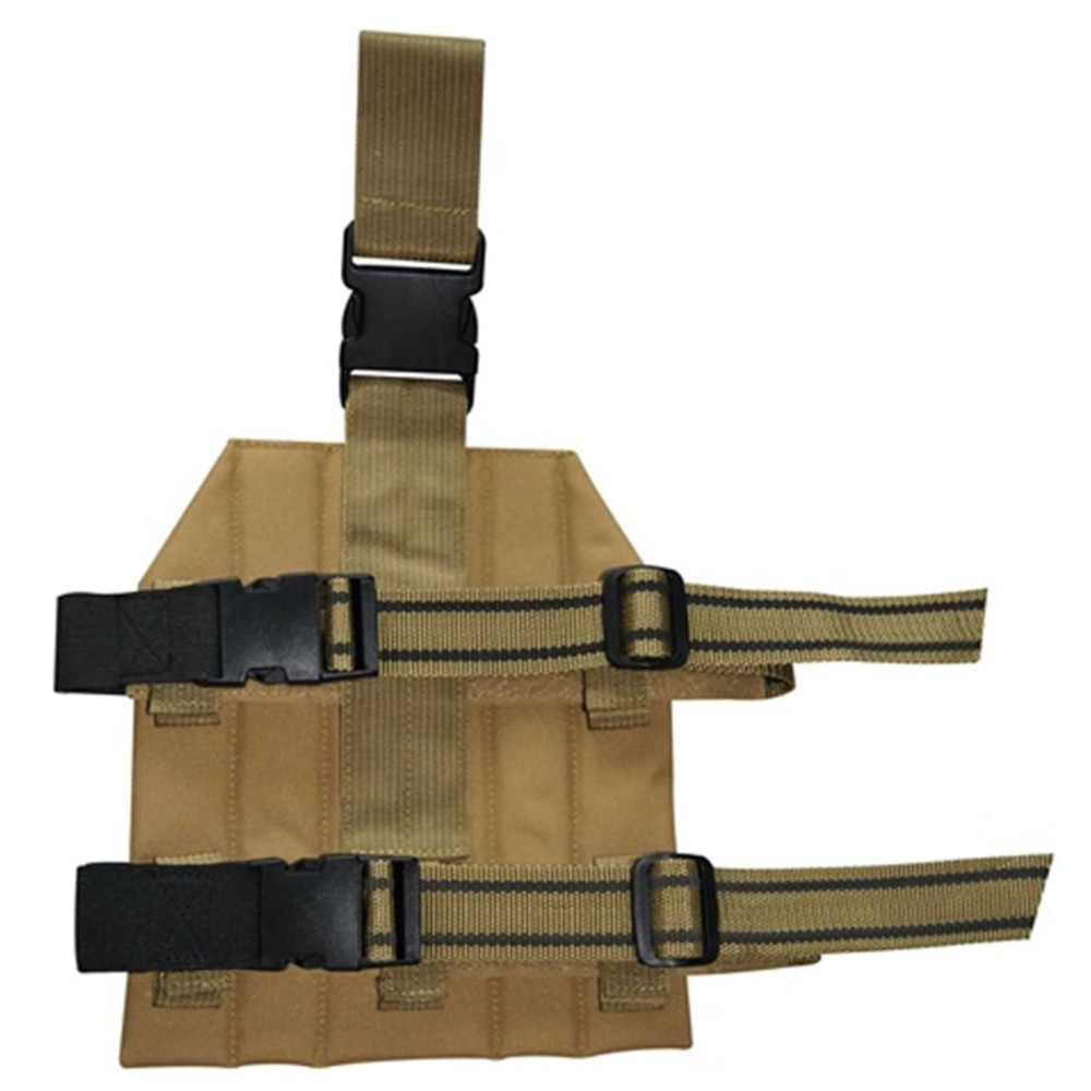 Shooters Gate MOLLE System Drop Leg Platform - Tan